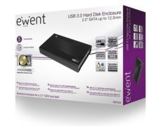 Ewent USB3.0 2.5 inch harde schijf behuizing tot 12.5mm HDD