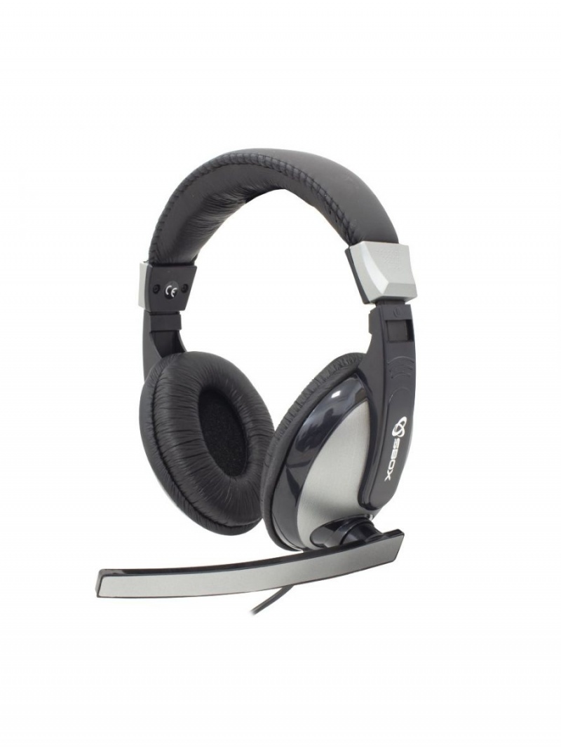 SBOX HS-302 | On-Ear Gaming Headset 3,5mm Connector | Zwart / Grijs