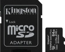 Kingston Canvas Plus! 64GB MicroSDHC + adapter