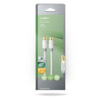 Nedis Coax kabel F-Male  F-Male  75 Ohm  Enkelvoudig Afgeschermd | 2 meter