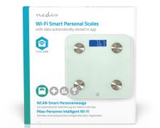 Nedis Wi-Fi smart personenweegschaal – Gehard Glas – 8 Personen