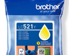 Brother LC521Y inktcartridge 1 stuk(s) Origineel Geel