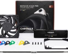 Noctua NF-A12x25 PWM chromax.black.swap Case fan