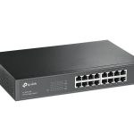 TP-LINK TL-SG1016D Unmanaged Gigabit Ethernet (10 / 100 / 1000) Zwart
