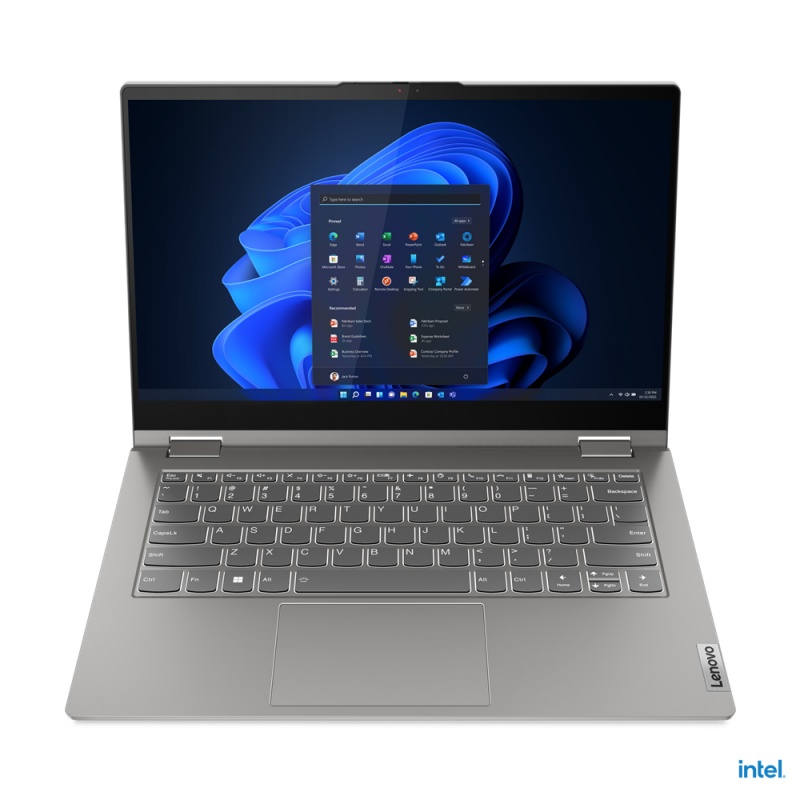 Lenovo ThinkBook 14s Yoga i7-1355U Hybride (2-in-1) 35,6 cm (14 inch ) Touchscreen Full HD Intel® Core™ i7 16 GB DDR4-SDRAM 512 GB SSD Wi-Fi 6 (802.11ax) Windows 11 Pro Grijs