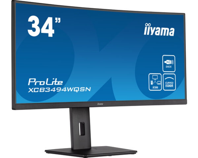 iiyama ProLite XCB3494WQSN-B5 LED display 86,4 cm (34 inch ) 3440 x 1440 Pixels UltraWide Quad HD Zwart