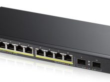 Zyxel GS1900-10HP Managed L2 Gigabit Ethernet (10 / 100 / 1000) Zwart 1U Power over Ethernet (PoE)