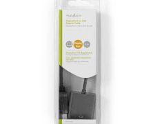 Nedis DisplayPort – VGA-Kabel  DisplayPort Male – VGA Female 0,2 meter Zwart