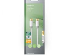 Nedis Coax kabel F-Male F-Male 75 Ohm Enkelvoudig Afgeschermd 5 meter