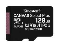 Kingston Canvas Plus! 128GB MicroSDHC + adapter 58781
