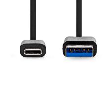 Nedis USB 3.2 Gen 1 | USB-A Male | USB-C™ Male | 60 W | 5 Gbps  1 meter