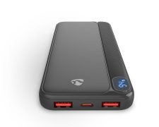Nedis Powerbank 10.000 mAh | Outputs: 3 | Output: 1x USB-C  /  2x USB-A | Inputs: 1x USB-C | PD3.0 20W
