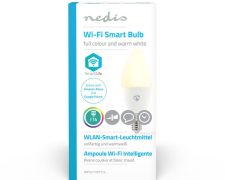 Nedis Wi-Fi smart LED-lamp Full Colour en Warm-Wit – E14