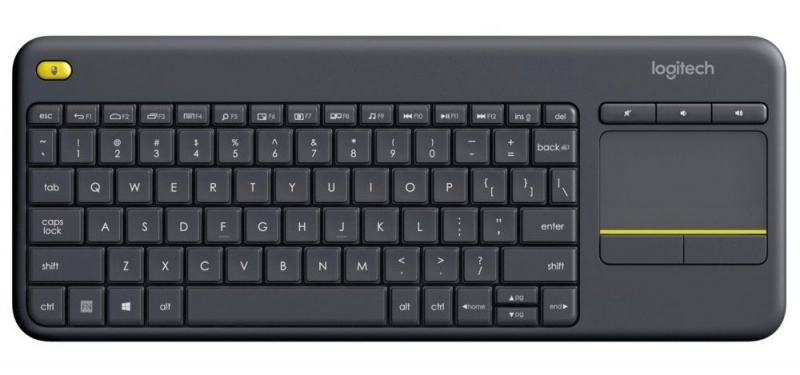 Logitech K400 Plus | Draadloos Toetsenbord met Touchpad | QWERTY