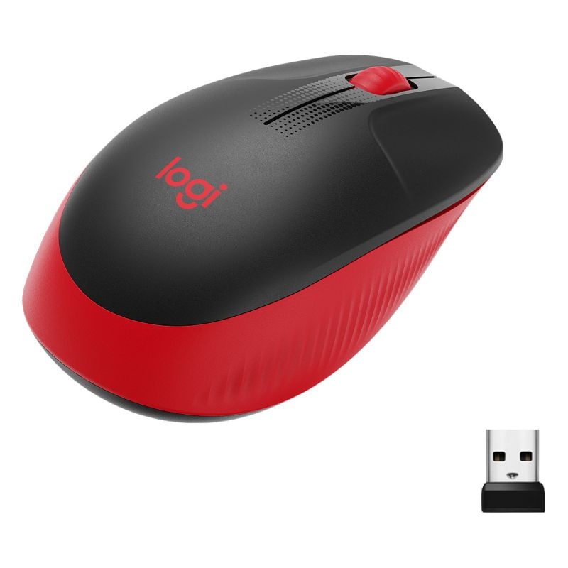 Logitech M190 optisch draadloos (Rood)