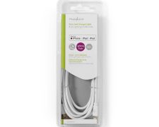 Nedis Sync and Charge-Kabel Apple Lightning – USB-A Male 3 meter Wit