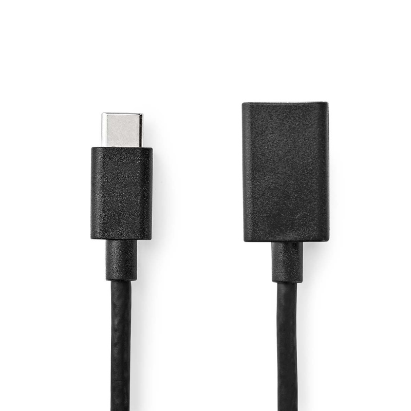 Nedis USB 3.0-Kabel Type-C Male – A Female  0,15 meter Zwart