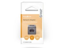 Nedis CAT6-Netwerk coupler | RJ45 (8P8C) Female - RJ45 (8P8C) Female | Zwart