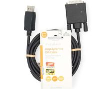 [BULK] Nedis DisplayPort – DVI-Kabel DisplayPort Male – DVI-D 24+1-Pins Male 2 meter