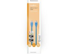 Nedis USB 3.0- verleng Kabel A Male – A Female 2 meter Blauw
