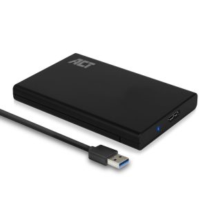 ACT AC1215 behuizing voor opslagstations HDD- / SSD-behuizing Zwart 2.5 inch
