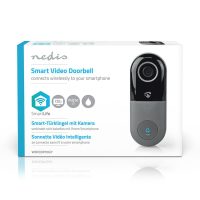 Nedis Wi-Fi Smart Videodeurbel Bediening via App MicroSD-Sleuf HD 720p
