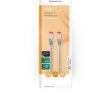 Nedis CAT6 2 meter S / FTP-Netwerkkabel | RJ45 (8P8C) Male – RJ45 (8P8C) Male Grijs