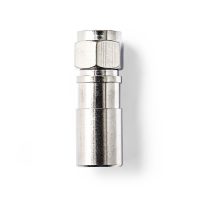 Nedis F-Connector Compressie voor 7,0 mm Coaxkabels per stuks Metaal