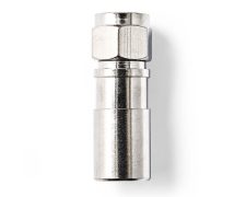 Nedis F-Connector Compressie voor 7,0 mm Coaxkabels per stuks Metaal