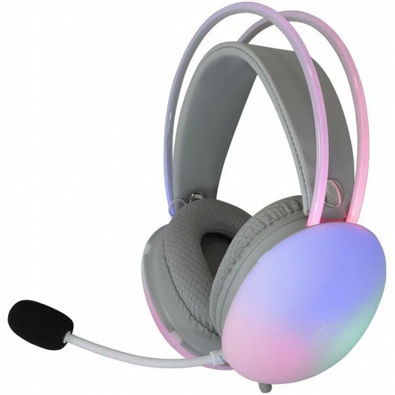 White Shark RGB illumination FIREFLY Headset White + Microph