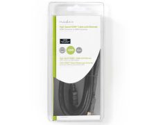 Nedis High Speed HDMI-Kabel 3 meter met Ethernet HDMI-male – HDMI-male  Zwart