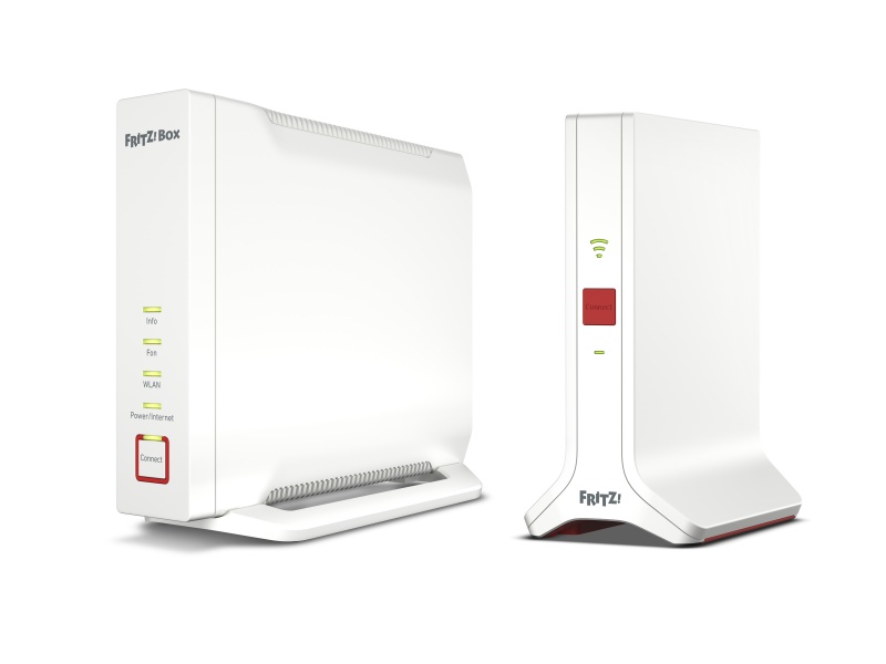 FRITZ! Mesh Set 4060 + 3000 AX INT Tri-band (2.4 GHz  /  5 GHz  /  5 GHz) Wi-Fi 6 (802.11ax) Wit 4x4  