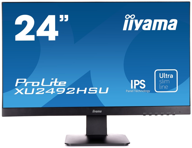 iiyama ProLite XU2492HSU 60,5 cm (23.8 inch ) 1920 x 1080 Pixels Full HD LED Zwart