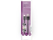 Nedis USB 2.0 | USB-CMale USB-A Male 480 Mbps Vernikkeld 2 meter