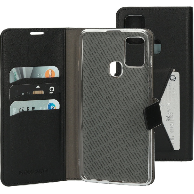 Mobiparts Classic Wallet Case Samsung Galaxy A21s (2020) Black