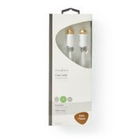 Nedis Coax kabel F-Male  F-Male  75 Ohm  Enkelvoudig Afgeschermd 3 meter