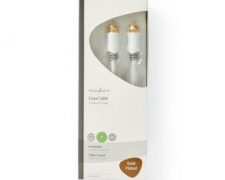 Nedis Coax kabel F-Male  F-Male  75 Ohm  Enkelvoudig Afgeschermd 3 meter