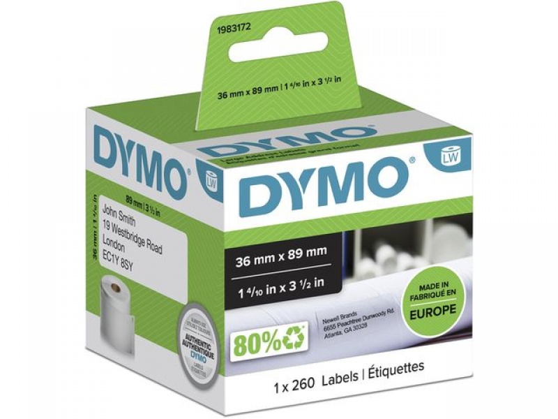 Dymo label 1983172  36X89 mm