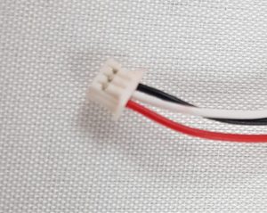 Knoopcell CR2032 batterij 3V met kabel 3 polig