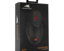 Baracuda RAPTOR RGB | Bedrade Gaming Muis | USB-A | 6400 DPI | Zwart