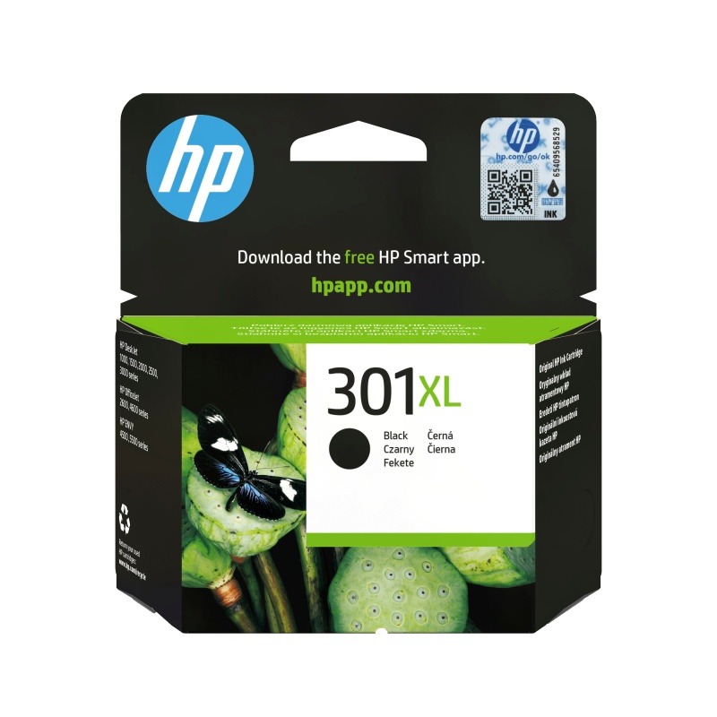 HP No.301XL Zwart 6ml (Origineel) CH563EE