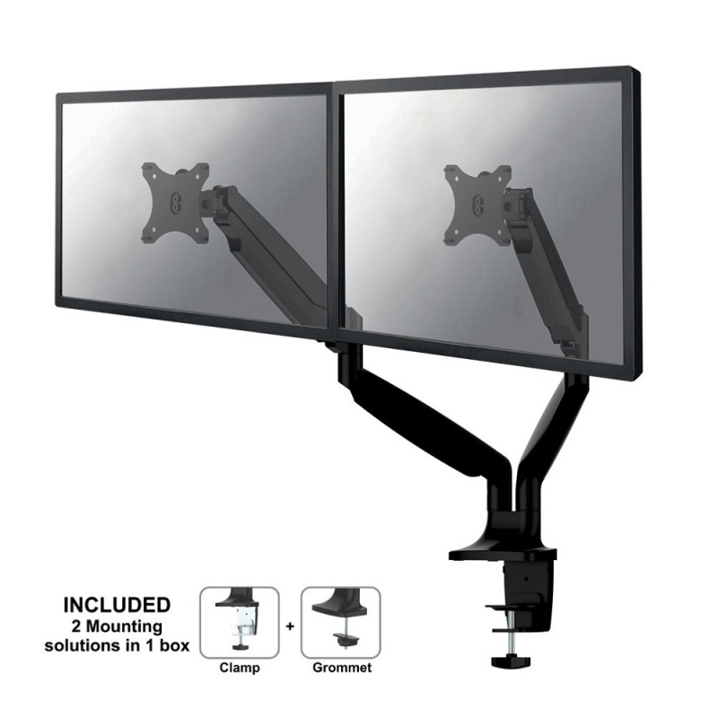 Newstar NM-D750D flatscreen bureausteun voor 2 monitoren