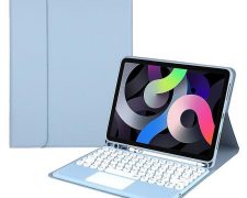 Keyboard Case Bluetooth Keyboard Case Voor 2020 ipad air 4 / 10.9 Toetsenborden (blauw)