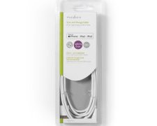 Nedis Sync and Charge-Kabel Apple Lightning – USB-A Male 2,0 m Wit