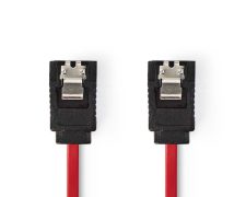Nedis SATA 7-Pins Female 0.50 m Plat Rood