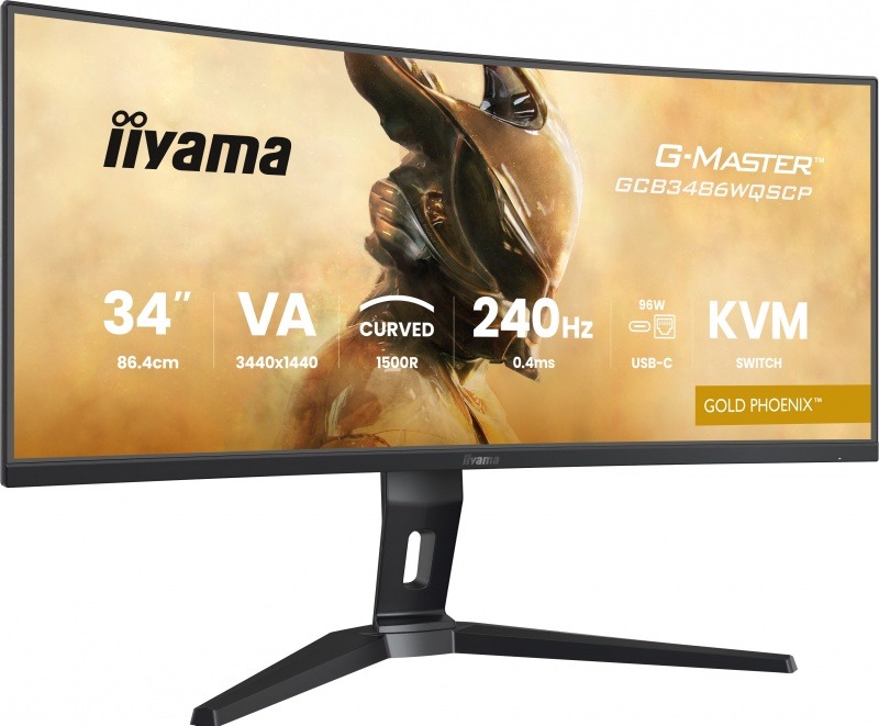 iiyama G-MASTER GCB3486WQSCP-B1 34-inch 3440 x 1440 Pixels UltraWide Quad HD Zwart