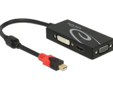 Delock Displayport Adapter mini DP -> D-Sub15 / HDMI / DVI