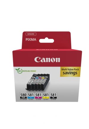 Canon PGI-580 / CLI-581 inktcartridge Origineel Zwart, Cyaan, Magenta, Geel